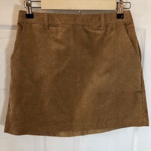 Corduroy Mini-Skirt